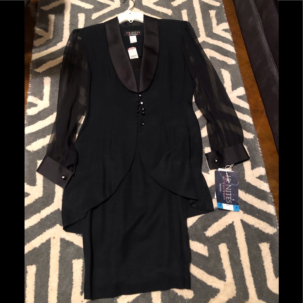 Ladies Black Evening Dress